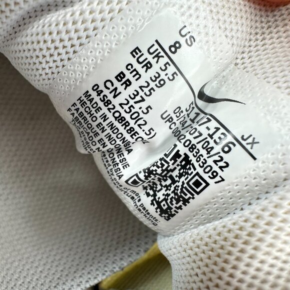 Nike Women Air Max Correlate Women Size 8 511417-136 White Black Green Shoes - Picture 10 of 11